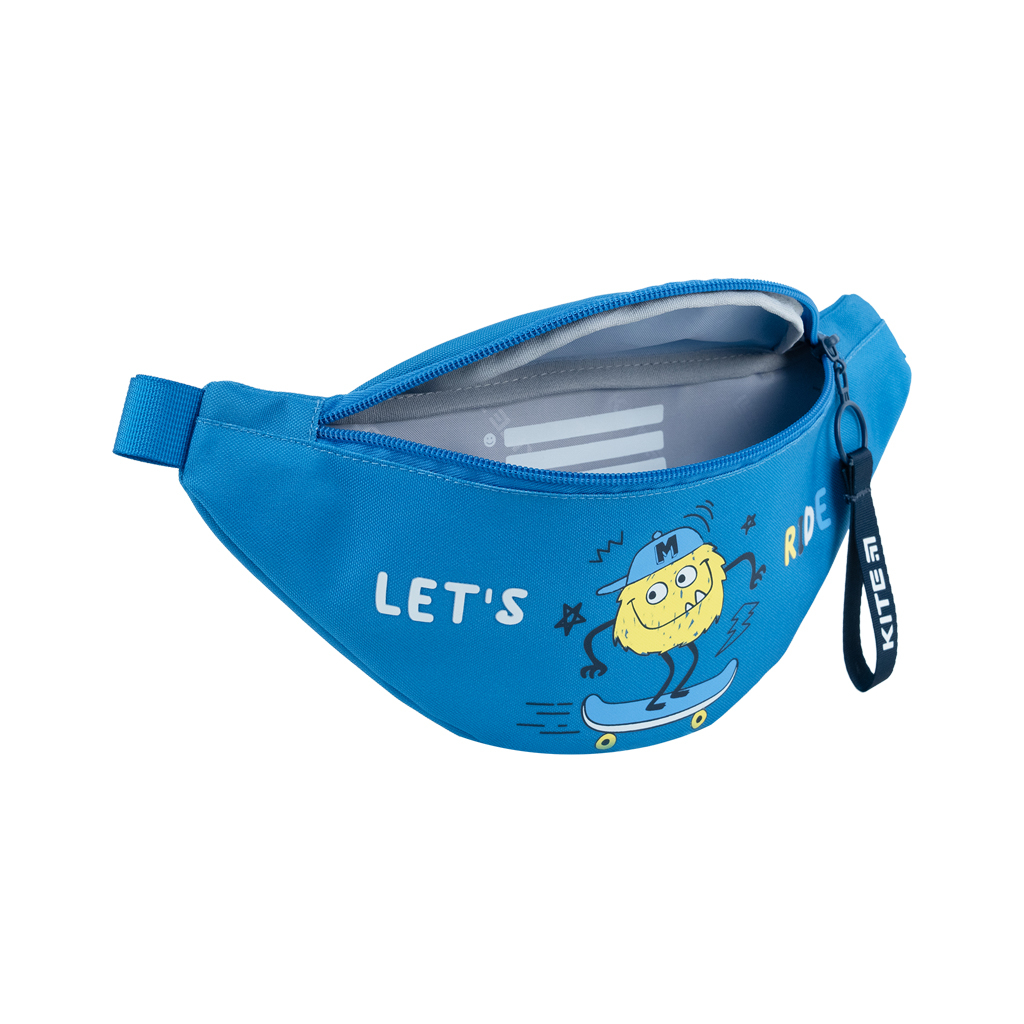 Сумка-бананка Kite Let's Ride Синя (K24-2577-2) - фото 4 Сумка-бананка Kite Let's Ride Синя (K24-2577-2) - фото 4