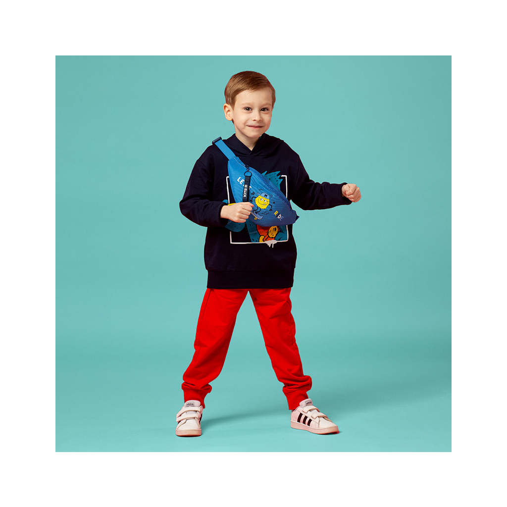 Сумка-бананка Kite Let's Ride Синя (K24-2577-2) - фото 7 Сумка-бананка Kite Let's Ride Синя (K24-2577-2) - фото 7