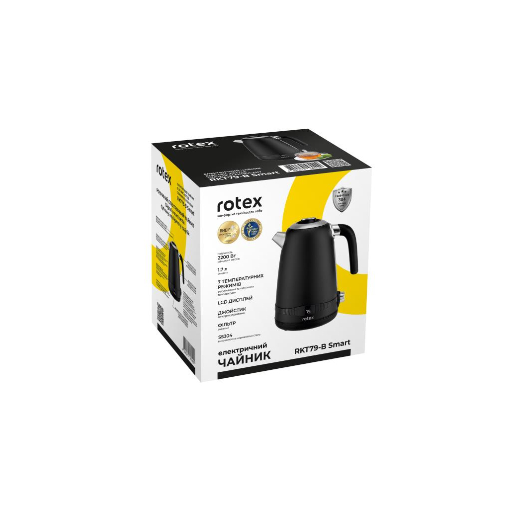 Електрочайник Rotex RKT79-B Smart - фото 9 Електрочайник Rotex RKT79-B Smart - фото 9