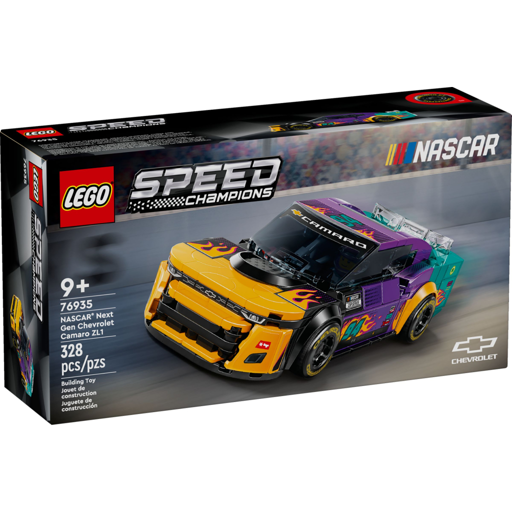 Конструктор LEGO Speed Champions NASCAR Next Gen Chevrolet Camaro ZL1, 328 деталей (76935) Конструктор LEGO Speed Champions NASCAR Next Gen Chevrolet Camaro ZL1, 328 деталей (76935)