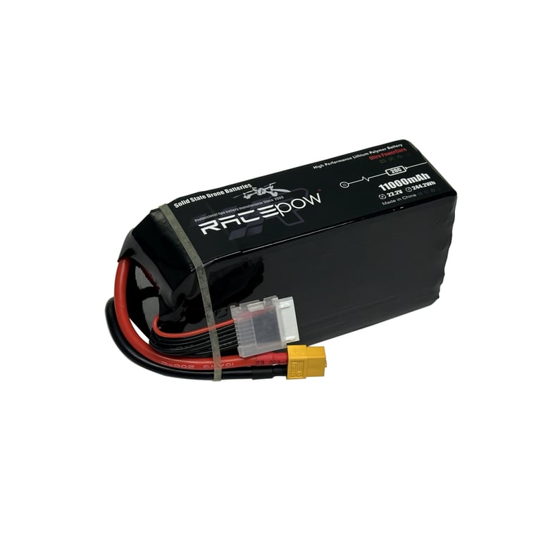 Акумуляторний блок RacePow Solid state Lipo 6s 11000mAh 20C XT60 (11000mAh-6s-20C) - фото 1