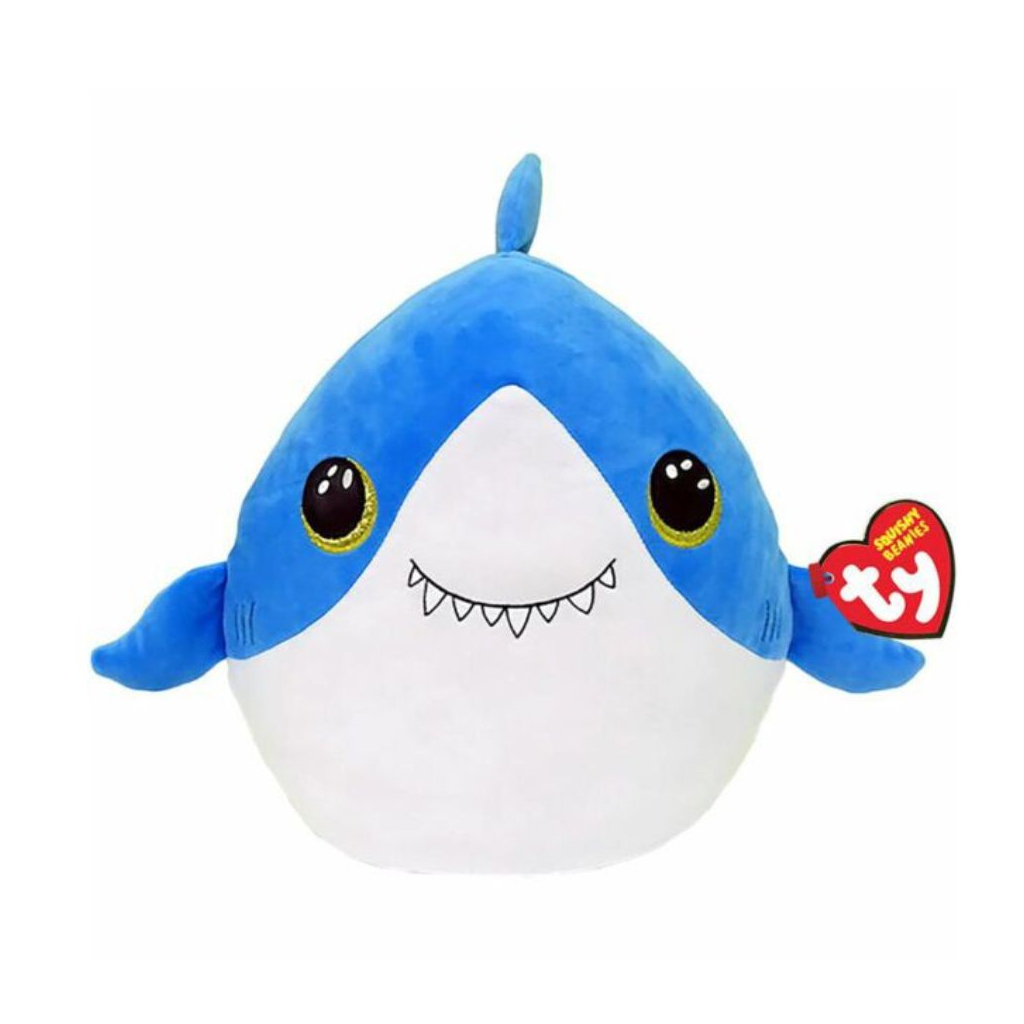 М'яка іграшка Ty Подушка Squish-a-boos Акула Finsley 40 см (39366) - фото 1 М'яка іграшка Ty Подушка Squish-a-boos Акула Finsley 40 см (39366) - фото 1