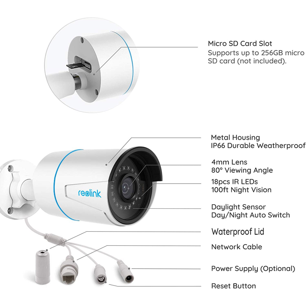 Камера відеоспостереження Reolink P320 (2.8) - фото 10 Камера відеоспостереження Reolink P320 (2.8) - фото 10
