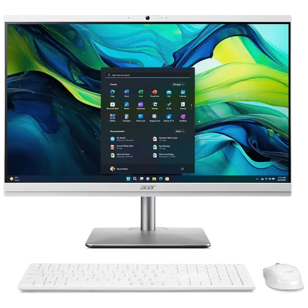 Комп'ютер Acer Aspire C24-195ES AiO / Intel U5-125U, 16, 512, WiFi, кл+м (DQ.BM4ME.002) - фото 1 Комп'ютер Acer Aspire C24-195ES AiO / Intel U5-125U, 16, 512, WiFi, кл+м (DQ.BM4ME.002) - фото 1