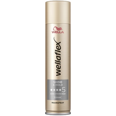 Лак для волосся WellaFlex Shine & Hold 5 Ultra Strong Hold 400 мл (4056800922680/4064666594118) - фото 1