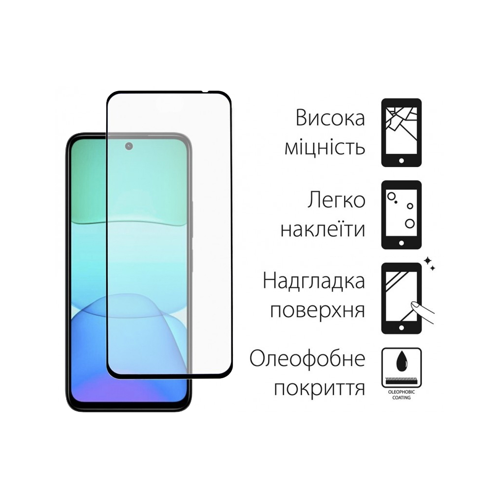 Скло захисне Dengos Full Glue Xiaomi Redmi 13 4G (black) (TGFG-361) - фото 2 Скло захисне Dengos Full Glue Xiaomi Redmi 13 4G (black) (TGFG-361) - фото 2