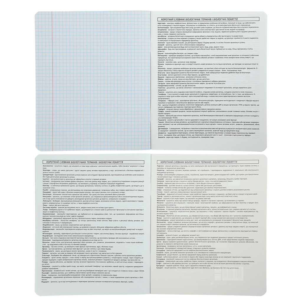 Зошит ZiBi предметний ANIME 48 аркушів клітинка, біологія (ZB.1704-04) - фото 3 Зошит ZiBi предметний ANIME 48 аркушів клітинка, біологія (ZB.1704-04) - фото 3