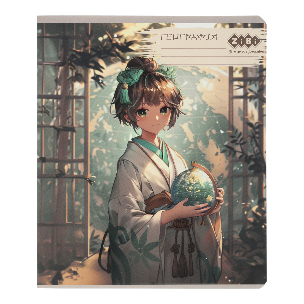 Зошит ZiBi предметний ANIME 48 аркушів клітинка, географія (ZB.1704-15) - фото 1 Зошит ZiBi предметний ANIME 48 аркушів клітинка, географія (ZB.1704-15) - фото 1