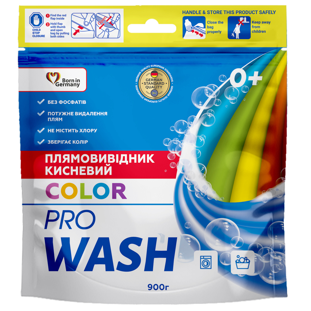 Засіб для видалення плям Pro Wash Color Кисневий 900 г (4262396145338) Засіб для видалення плям Pro Wash Color Кисневий 900 г (4262396145338)