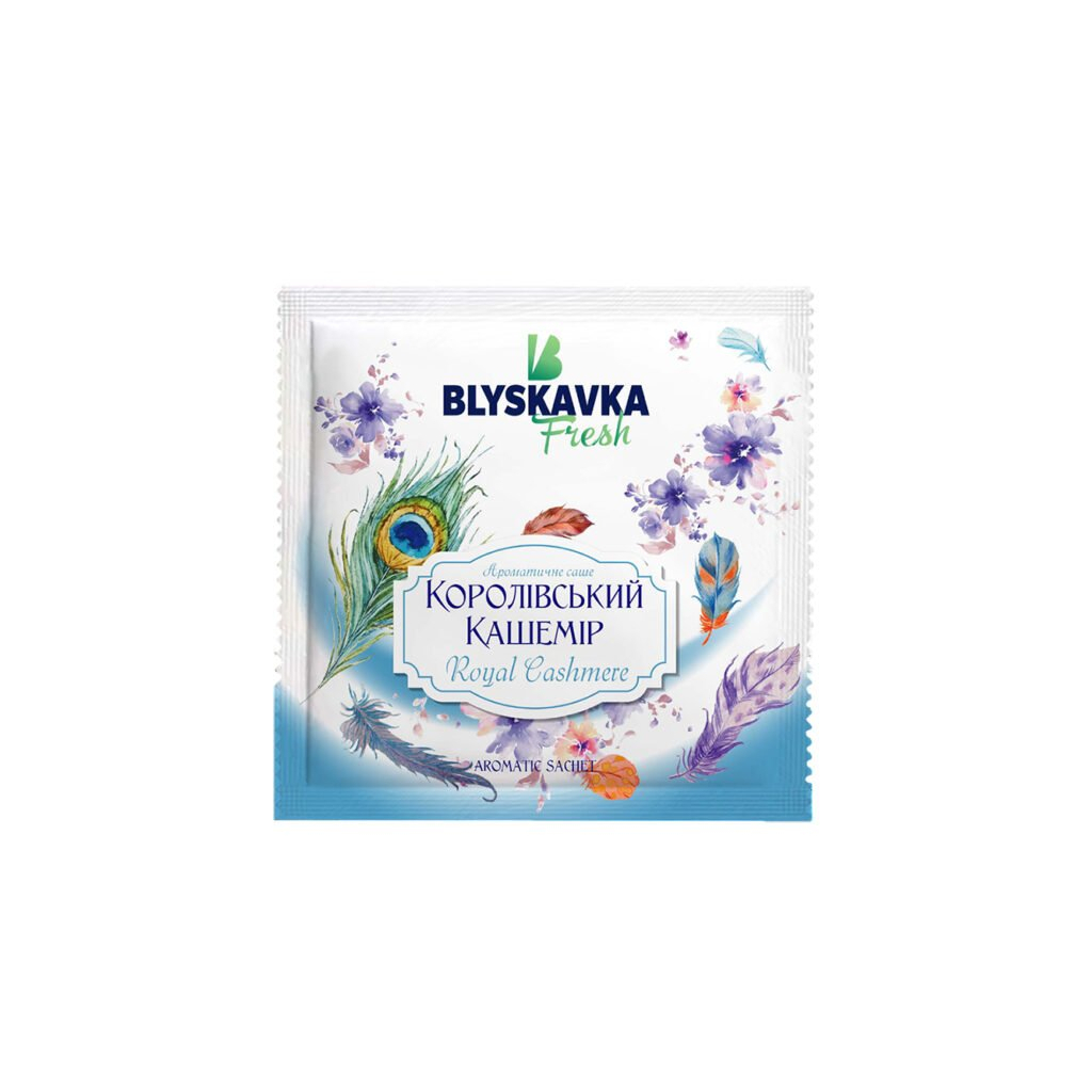 Ароматичне саше Blyskavka Fresh Королівський кашемір 10 г (4820214192775) - фото 1