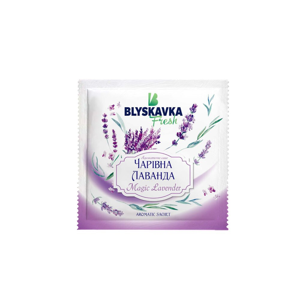 Ароматичне саше Blyskavka Fresh Чарівна лаванда 10 г (4820214192782) - фото 1 Ароматичне саше Blyskavka Fresh Чарівна лаванда 10 г (4820214192782) - фото 1