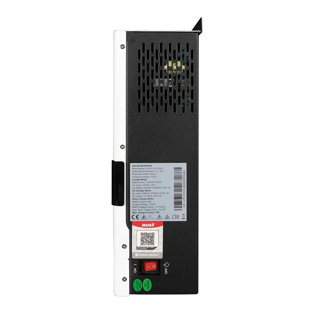 Сонячний інвертор Must PV18-1512VPM II, 1500W (PV18-1512 VPM II) - фото 3 Сонячний інвертор Must PV18-1512VPM II, 1500W (PV18-1512 VPM II) - фото 3