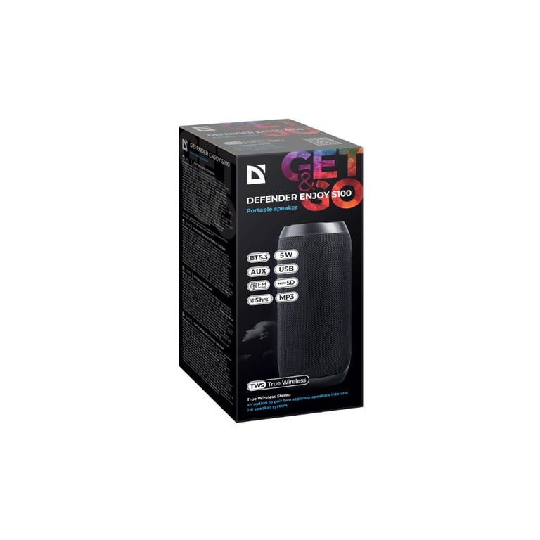 Акустична система Defender Enjoy S100 Bluetooth Black (65101) - фото 6
