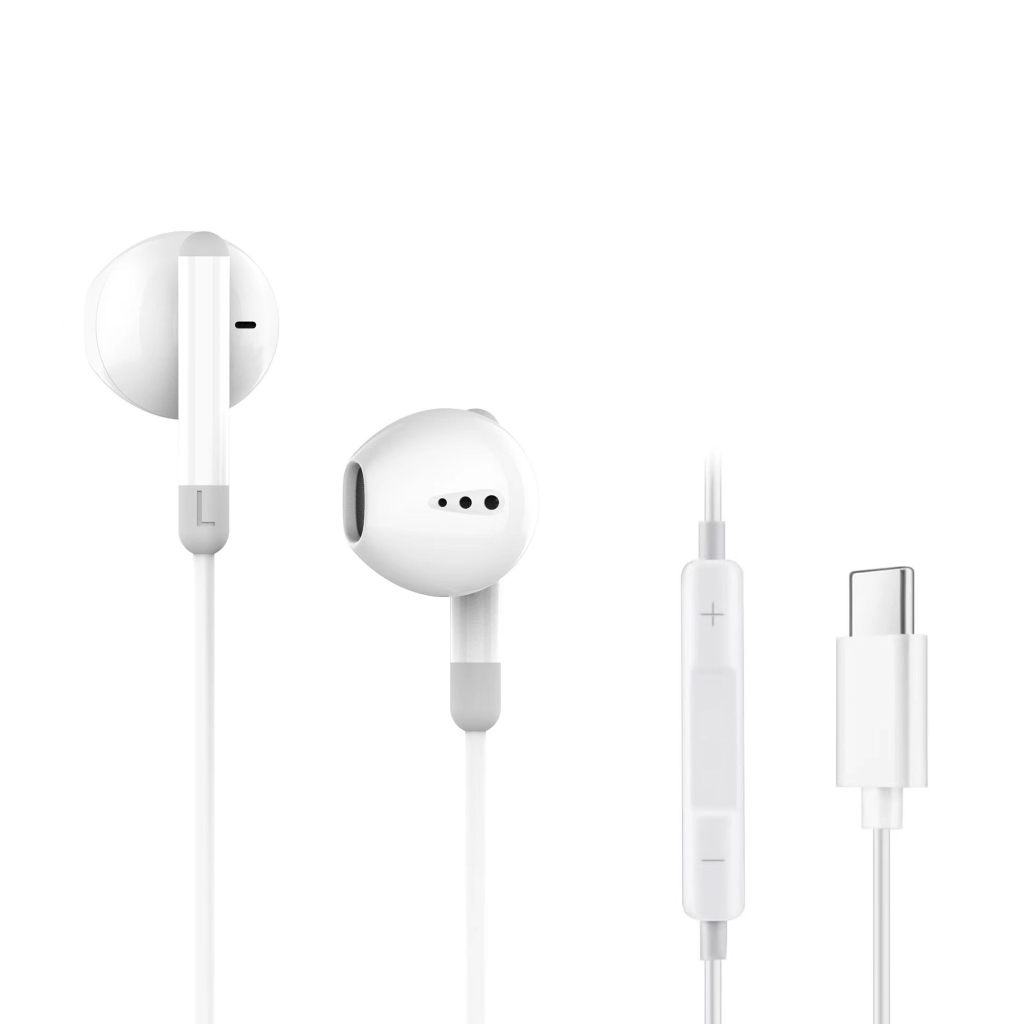 Навушники Ergo VM-730 Type-C Earphones White (VM-730W) Навушники Ergo VM-730 Type-C Earphones White (VM-730W)