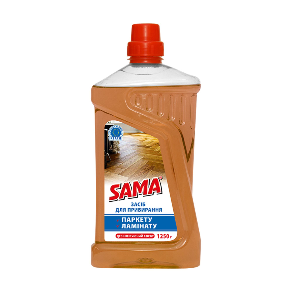Засіб для миття підлоги Sama Для паркету та ламінату 1250 г (4820270631034) Засіб для миття підлоги Sama Для паркету та ламінату 1250 г (4820270631034)