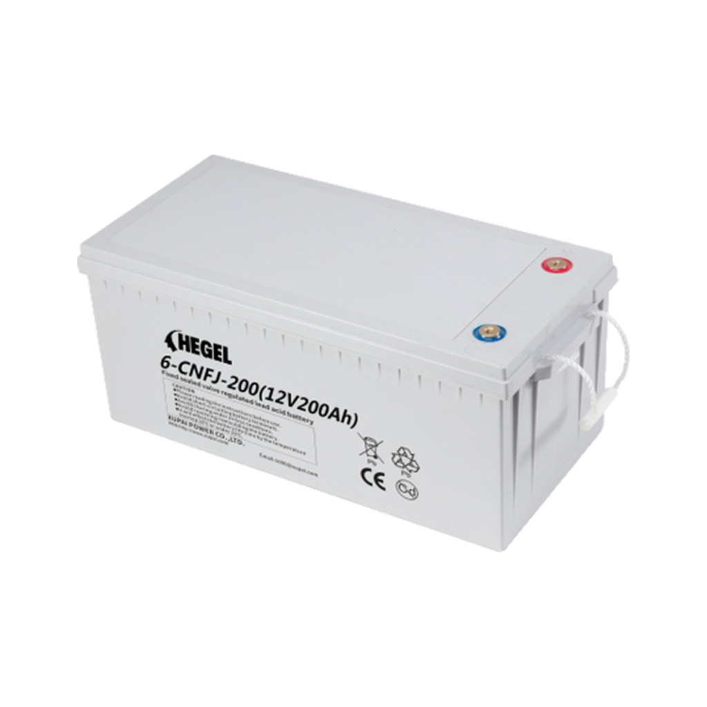 Батарея до ДБЖ Hegel 12V-200Ah, GEL (6-CNFJ-200) - фото 1 Батарея до ДБЖ Hegel 12V-200Ah, GEL (6-CNFJ-200) - фото 1