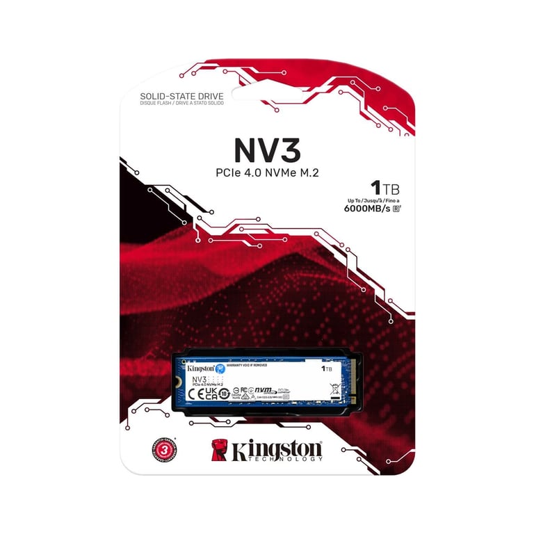 Накопичувач SSD M.2 2280 1TB Kingston (SNV3S/1000G) - фото 3