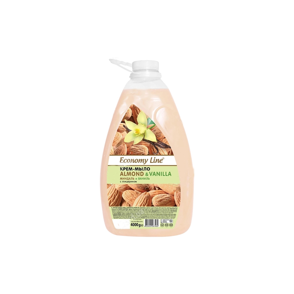 Рідке мило Sama Economy Line Мигдаль і ваніль з гліцерином 4 кг (4820270630570) Рідке мило Sama Economy Line Мигдаль і ваніль з гліцерином 4 кг (4820270630570)