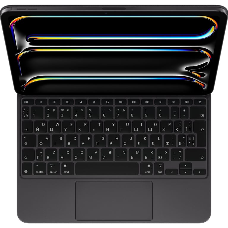 Чохол до планшета Apple Magic Keyboard for iPad Pro 11inch (M4) - Ukrainian - Black,Model A2975 (MWR23UA/A) - фото 1