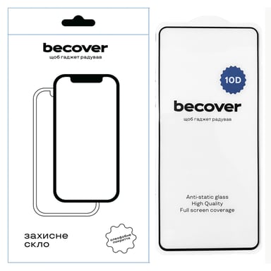 Скло захисне BeCover Motorola Moto G24/G24 Power 10D Black (711823) - фото 1