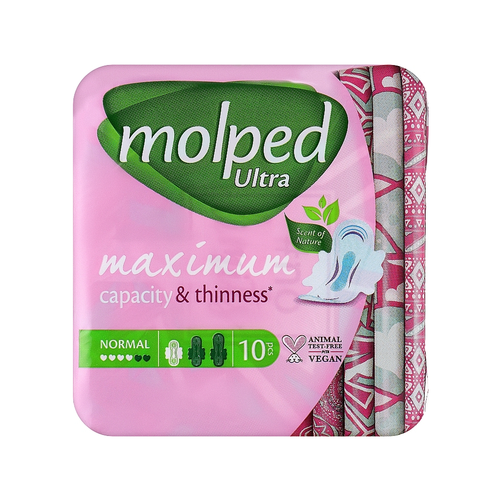 Гігієнічні прокладки Molped Ultra Normal Deo Floral 4 краплі 10 шт. (8690536838547) Гігієнічні прокладки Molped Ultra Normal Deo Floral 4 краплі 10 шт. (8690536838547)