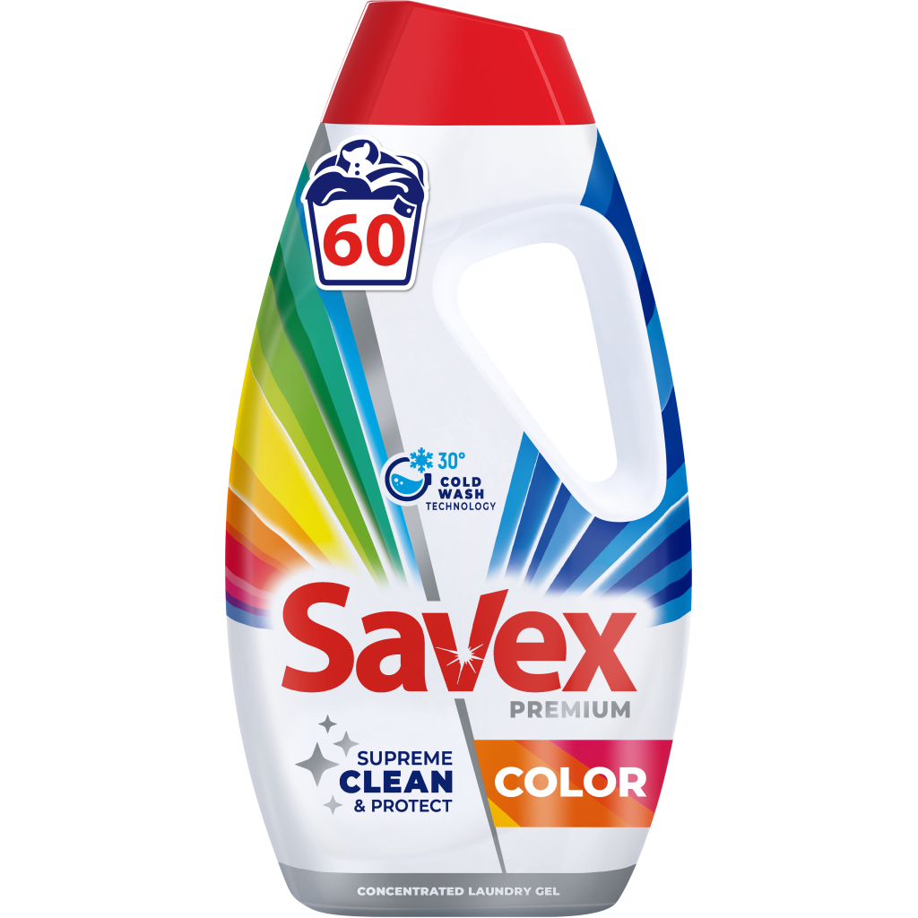Гель для прання Savex Premium Color 2.7 л (3800024048098) Гель для прання Savex Premium Color 2.7 л (3800024048098)
