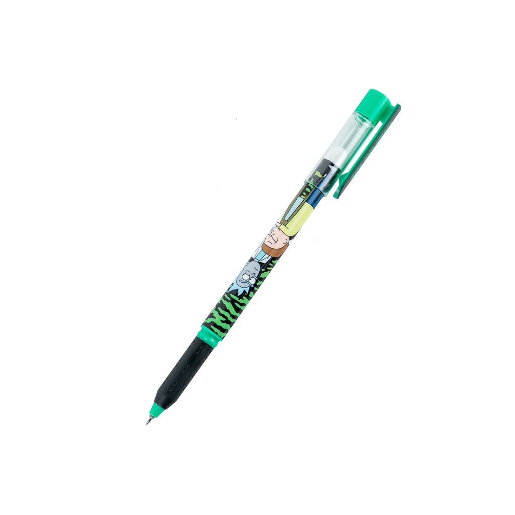 Ручка гелева Kite пиши-стирай Rick and Morty синя, 2 шт у пеналі (RM24-069) - фото 3 Ручка гелева Kite пиши-стирай Rick and Morty синя, 2 шт у пеналі (RM24-069) - фото 3