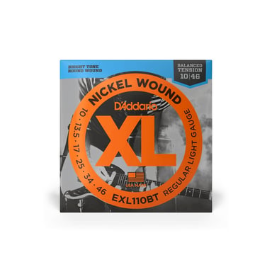 Струни для гітари D'Addario XL Nickel Wound Regular Light Balanced Tension (10-46) (EXL110BT) - фото 1