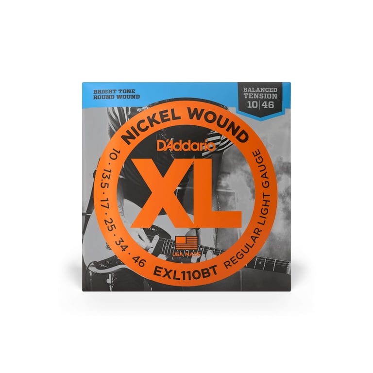 Струни для гітари D'Addario XL Nickel Wound Regular Light Balanced Tension (10-46) (EXL110BT) - фото 1
