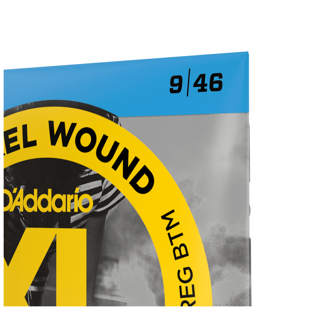Струни для гітари D'Addario XL Nickel Wound Super Light Top / Regular Bottom (09-46) (EXL125) - фото 4 Струни для гітари D'Addario XL Nickel Wound Super Light Top / Regular Bottom (09-46) (EXL125) - фото 4