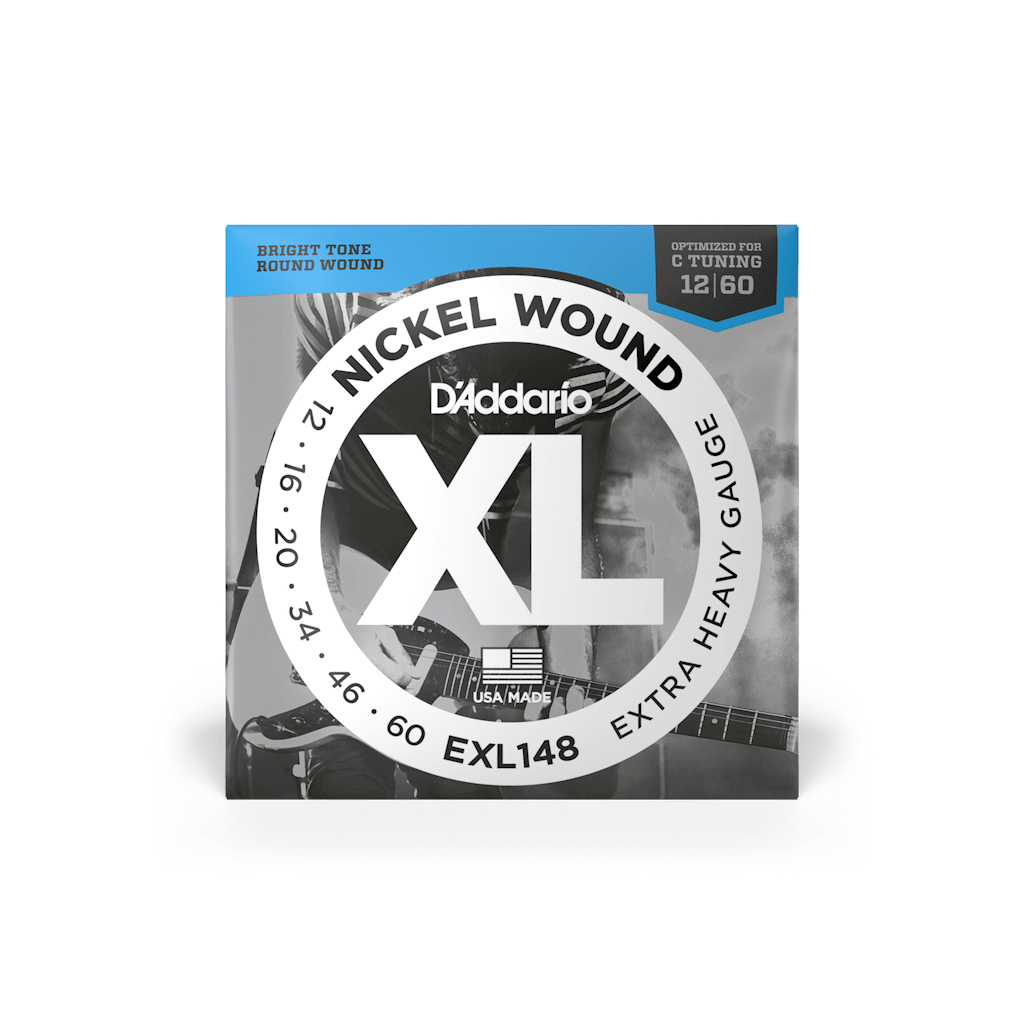 Струни для гітари D'Addario XL Nickel Wound Extra Heavy (12-60) (EXL148) - фото 1 Струни для гітари D'Addario XL Nickel Wound Extra Heavy (12-60) (EXL148) - фото 1