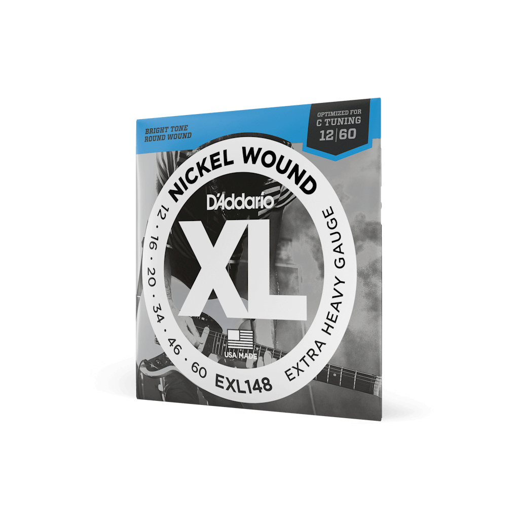 Струни для гітари D'Addario XL Nickel Wound Extra Heavy (12-60) (EXL148) - фото 2 Струни для гітари D'Addario XL Nickel Wound Extra Heavy (12-60) (EXL148) - фото 2