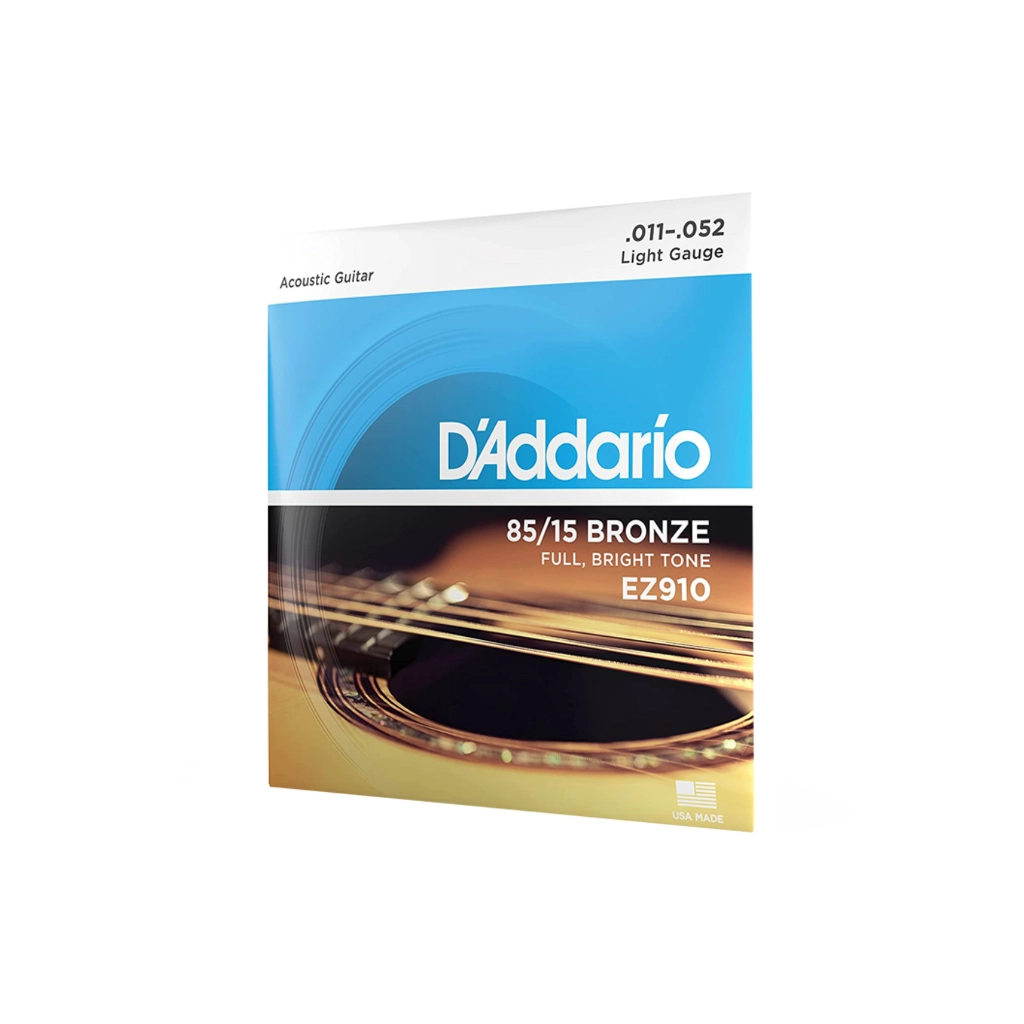 Струни для гітари D'Addario 85/15 Bronze Light (11-52) (EZ910) - фото 2 Струни для гітари D'Addario 85/15 Bronze Light (11-52) (EZ910) - фото 2