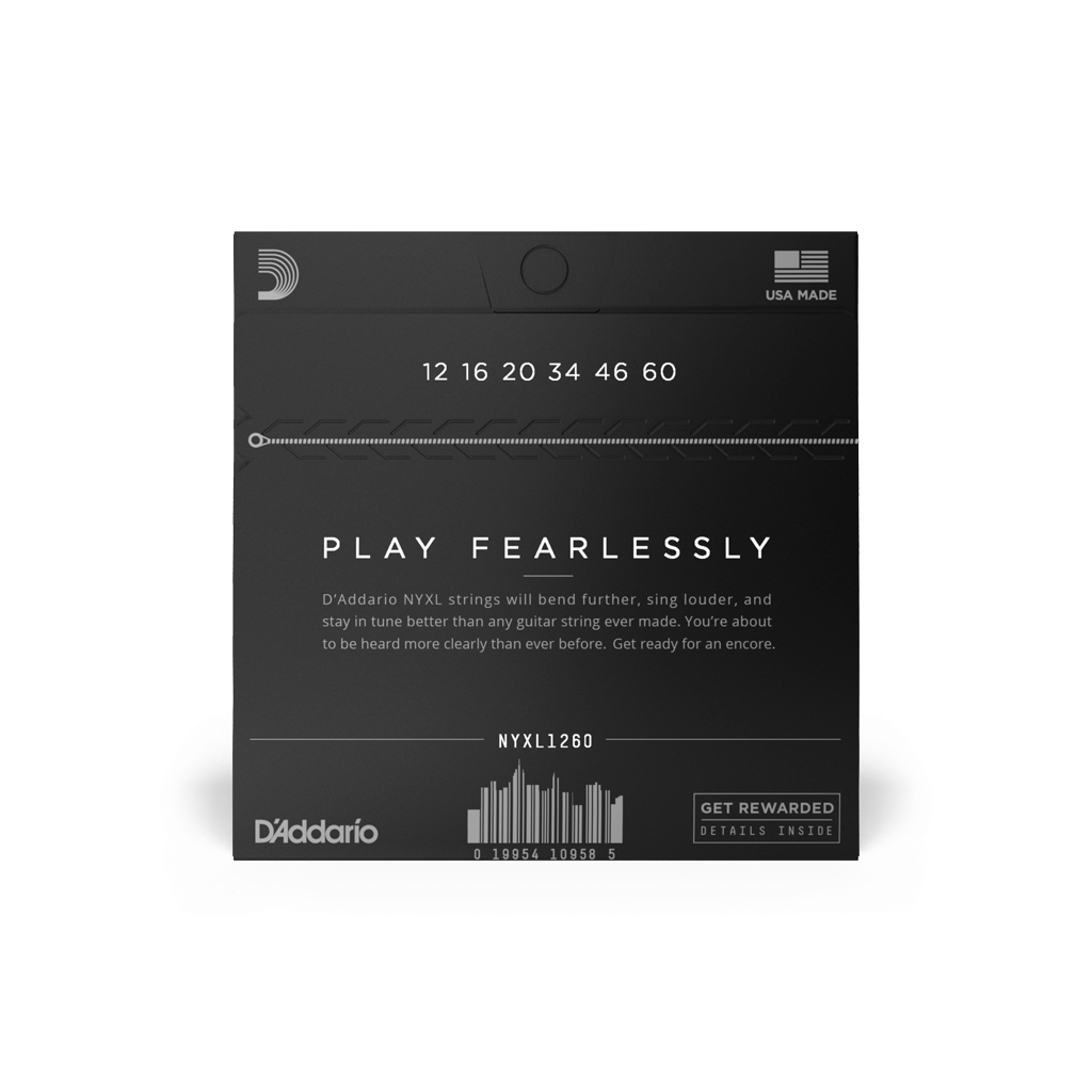 Струни для гітари D'Addario NYXL Extra Heavy (12-60) (NYXL1260) - фото 2 Струни для гітари D'Addario NYXL Extra Heavy (12-60) (NYXL1260) - фото 2
