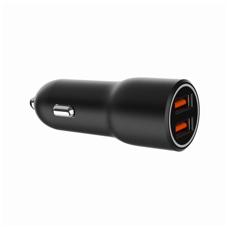 Зарядний пристрій Gembird 2xUSB QC3.0 car adapter black (TA-UC-A2QC36-CAR-01) - фото 2