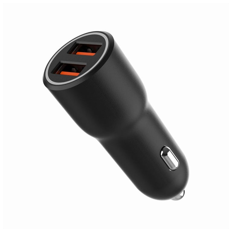 Зарядний пристрій Gembird 2xUSB QC3.0 car adapter black (TA-UC-A2QC36-CAR-01) - фото 3