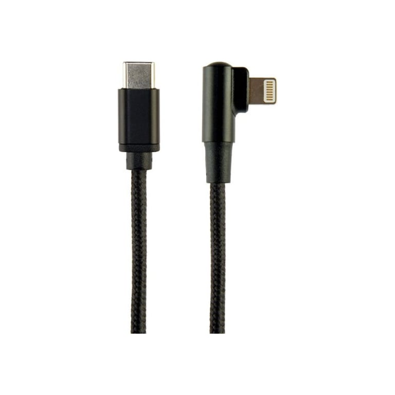 Дата кабель USB-C to Lightning 0,2m angle Cablexpert (CC-USB2-CMLML-0.2M) - фото 2