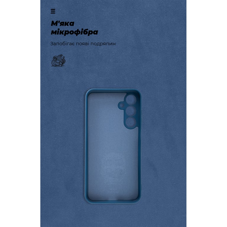 Чохол до мобільного телефона Armorstandart ICON Samsung M35 5G (M356) Camera cover Blue (ARM77973) - фото 4