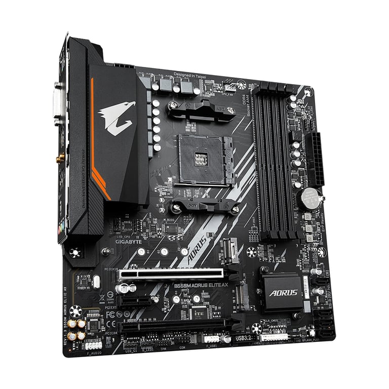 Материнська плата GIGABYTE B550M AORUS ELITE AX - фото 2