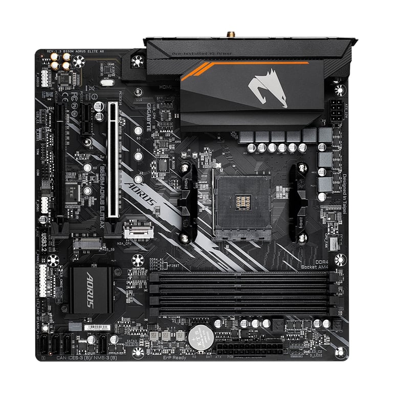 Материнська плата GIGABYTE B550M AORUS ELITE AX - фото 3