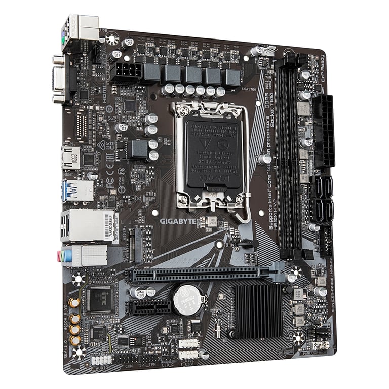 Материнська плата GIGABYTE H610M H V2 - фото 2