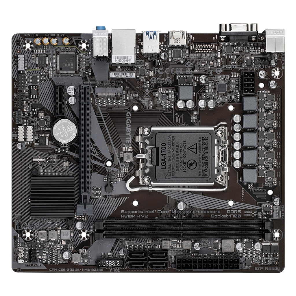 Материнська плата GIGABYTE H610M H V2 - фото 3 Материнська плата GIGABYTE H610M H V2 - фото 3