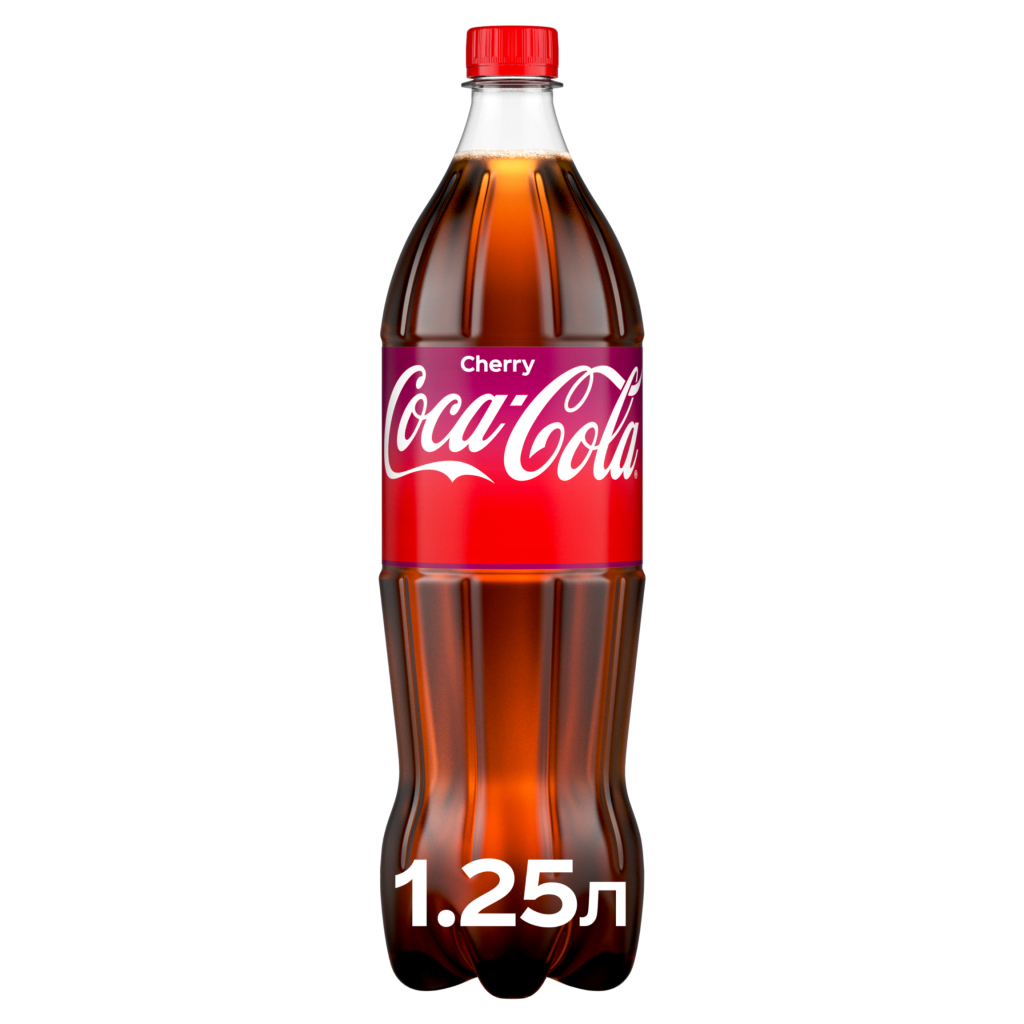 Напій Coca-Cola Cherry Безалкогольний сильногазований Зі смаком вишні 1.25 л (5449000109255) - фото 1