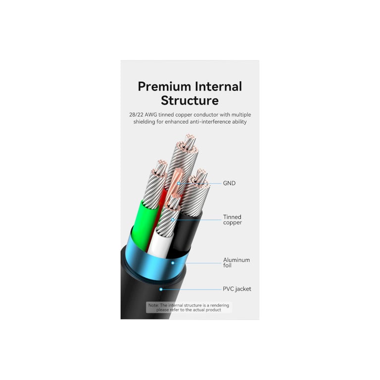 Дата кабель USB 2.0 AM to Type-C 0.5m 3.0A (18W) PVC VENTION (CTHBD) - фото 7
