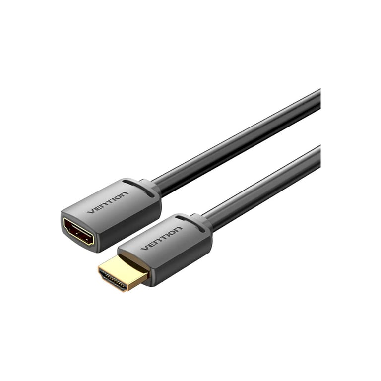 Кабель мультимедійний HDMI M to HDMI F 5.0m V2.0 4K60Hz Vention (AHCBJ) - фото 1