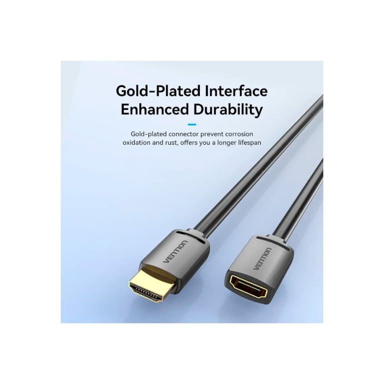 Кабель мультимедійний HDMI M to HDMI F 5.0m V2.0 4K60Hz Vention (AHCBJ) - фото 7