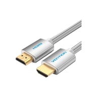 Кабель мультимедійний HDMI M to HDMI M 2.0m V2.0 4K60Hz silver Vention (AABIH) - фото 1