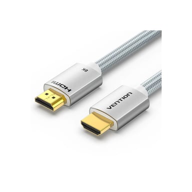 Кабель мультимедійний HDMI M to HDMI M 2.0m V2.1 8K60Hz silver Vention (ALCIH) - фото 1