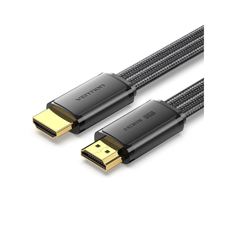 Кабель мультимедійний HDMI M to HDMI M 2.0m V2.1 8K60Hz flat Vention (ALKBH) - фото 1