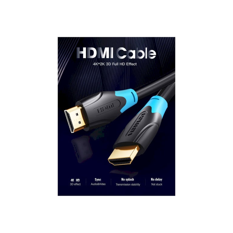 Кабель мультимедійний HDMI M to HDMI M 5.0m V2.0 4K60Hz Vention (AACBJ) - фото 3
